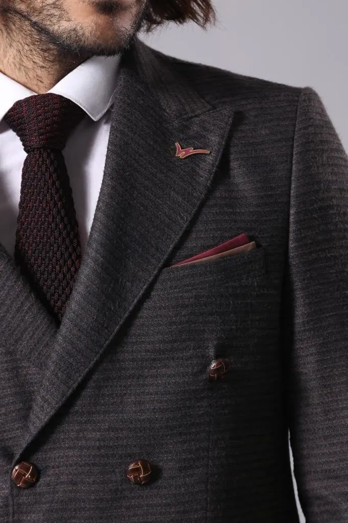 15529 Brown Blazer Jacket