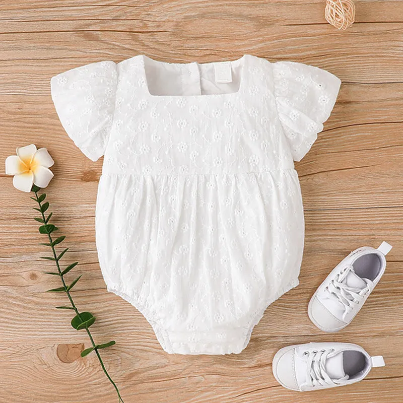 Baby Pure Color Rompers
