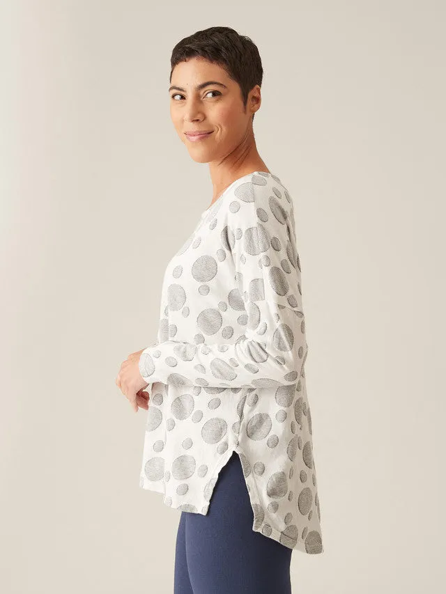 Cut Loose Jacquard Dot Boxy Top, Style #0187921