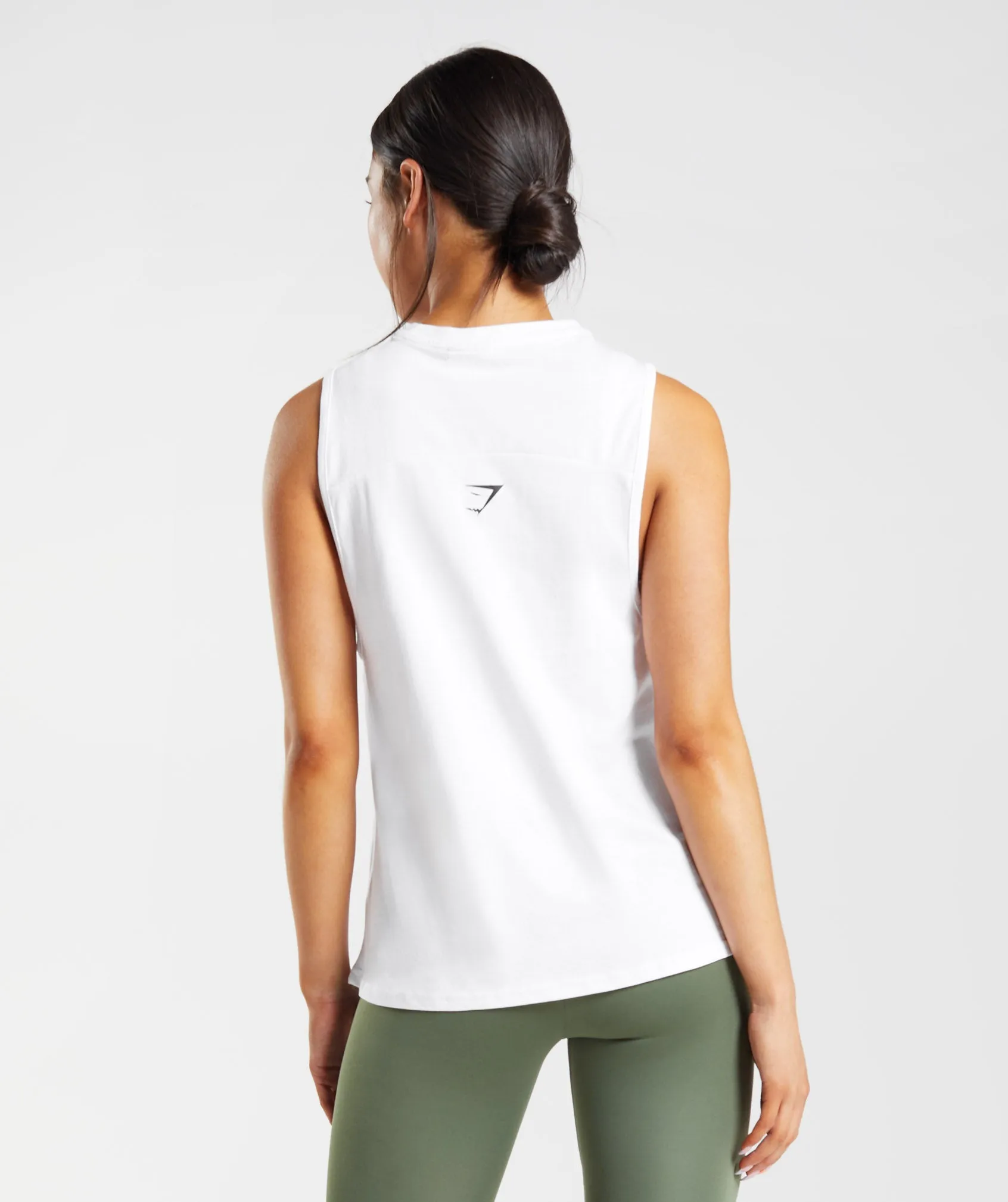 Gymshark Fraction Tank - White