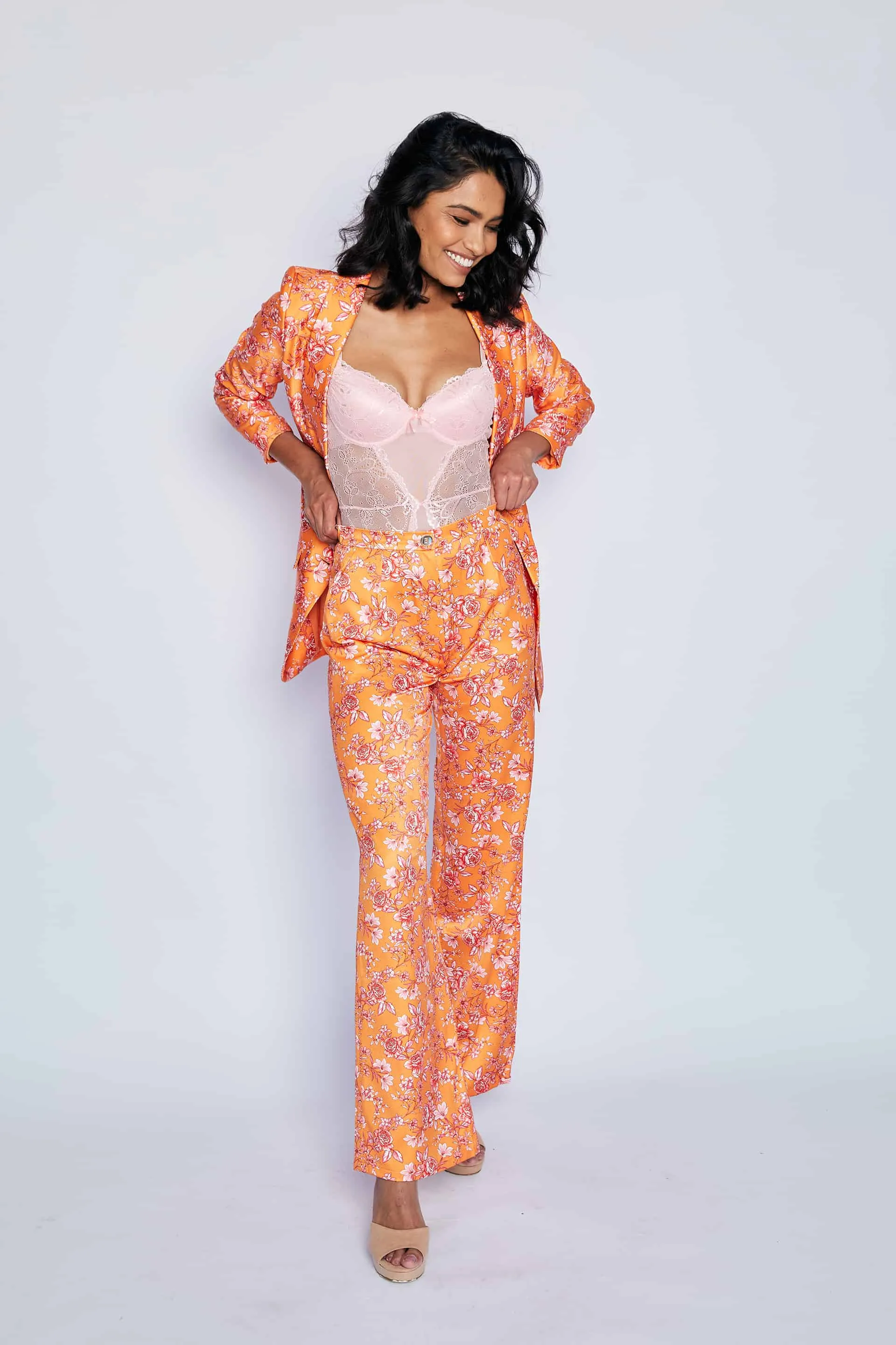 Hepburn Pant - Peach