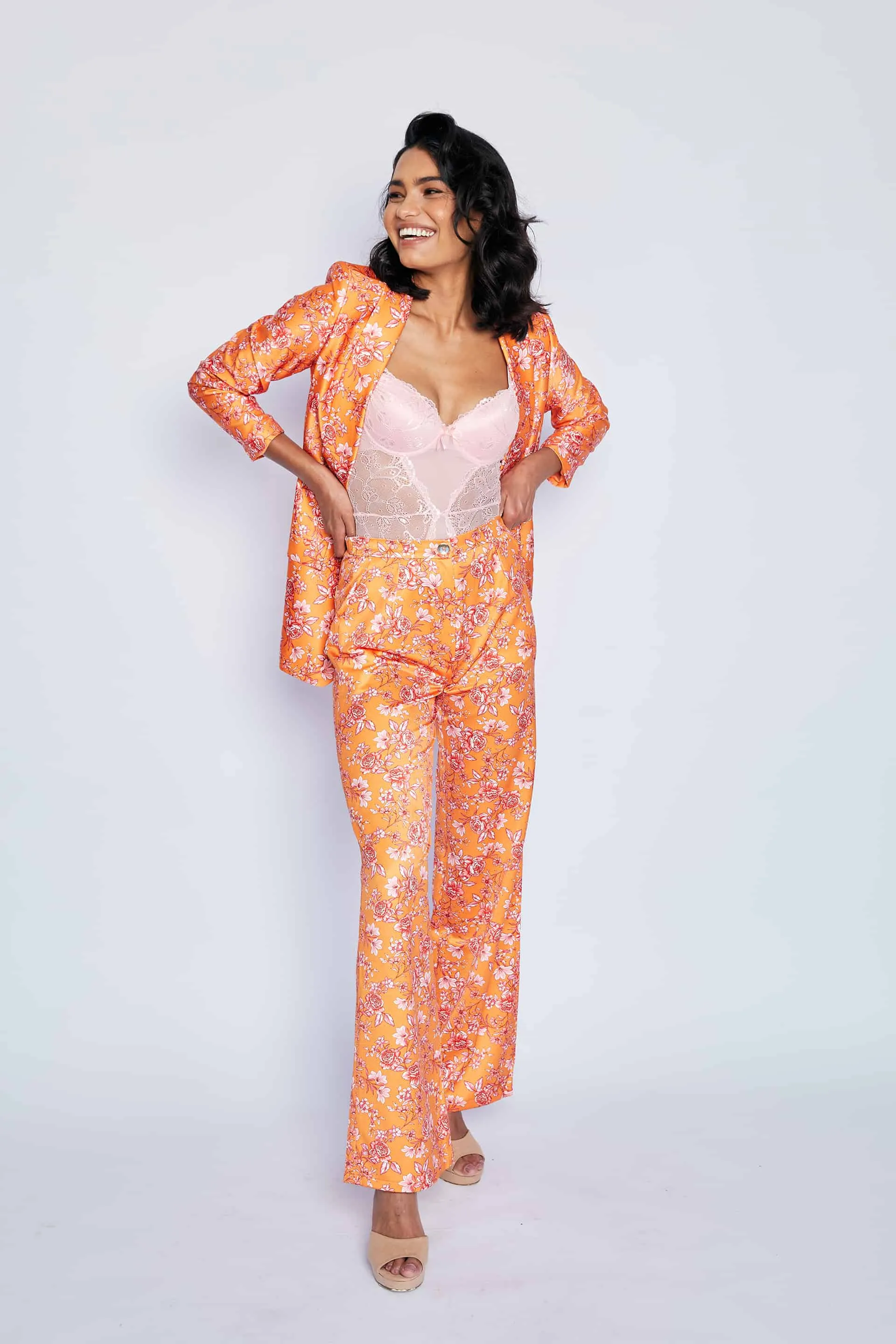 Hepburn Pant - Peach