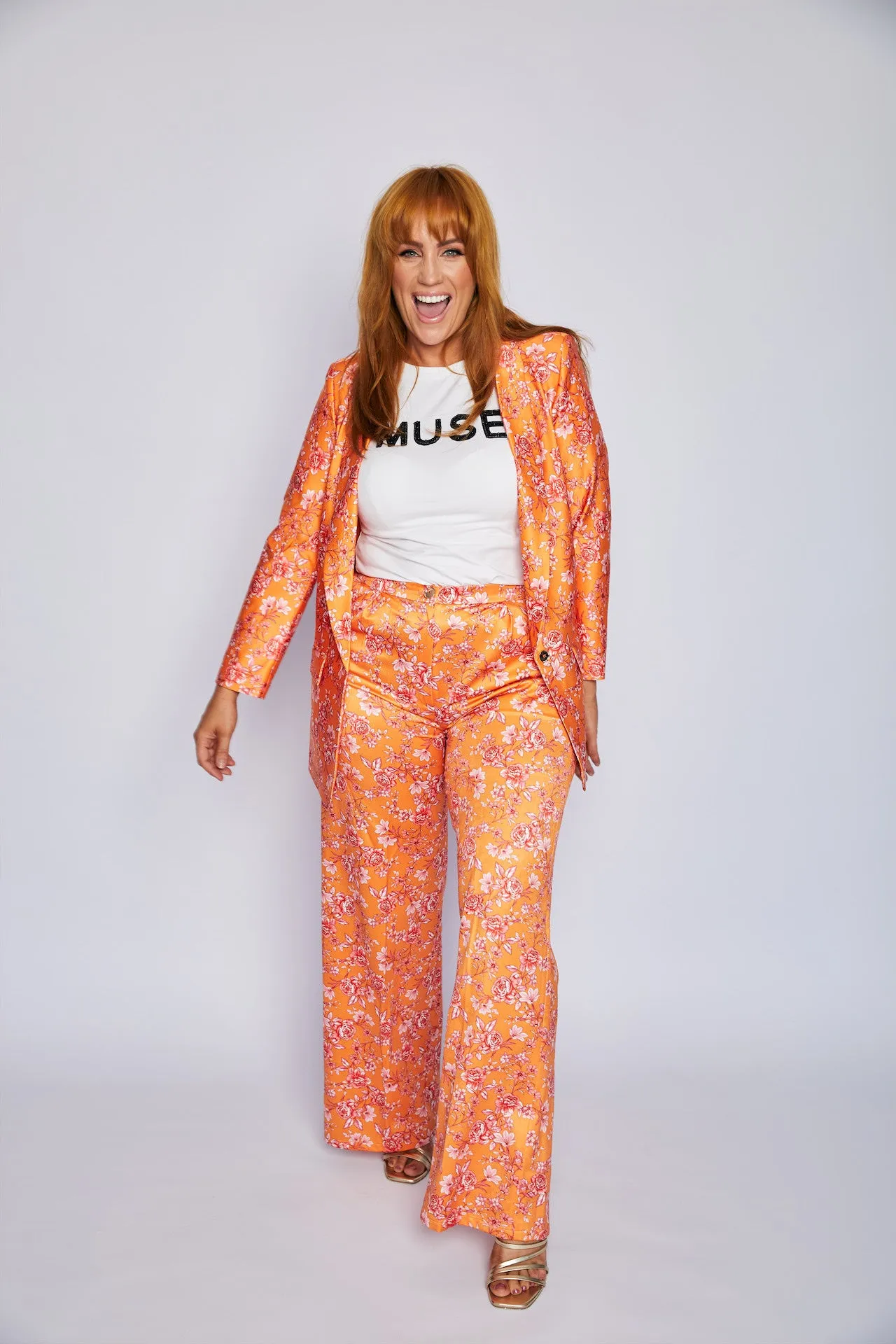 Hepburn Pant - Peach