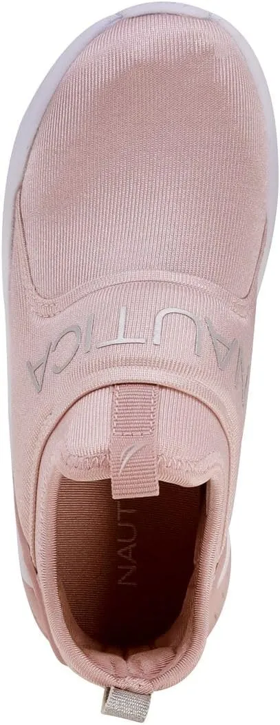 Nautica Youth Girls Slip-On Athletic Sneakers - Stylish Running and Tennis Shoes for Little and Big Kids
