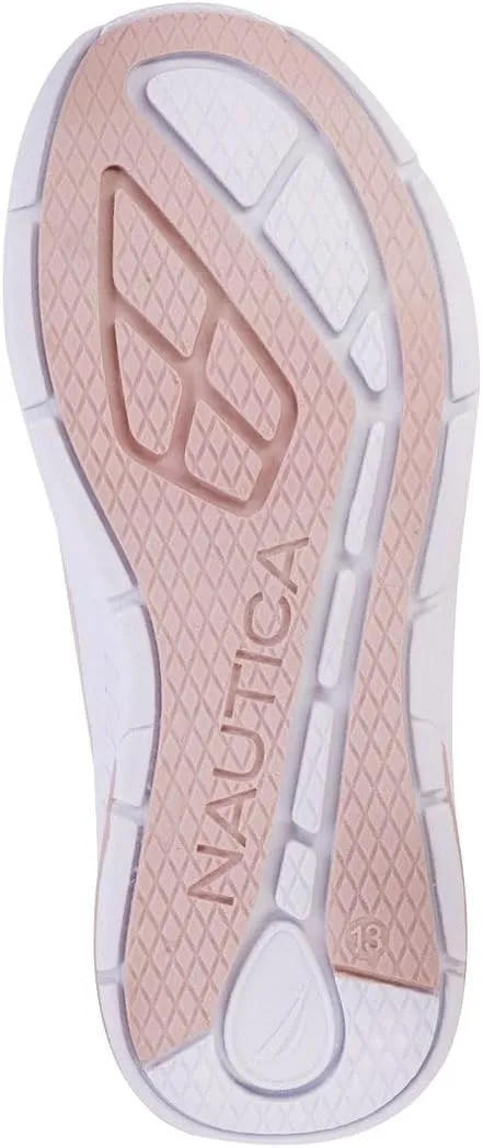 Nautica Youth Girls Slip-On Athletic Sneakers - Stylish Running and Tennis Shoes for Little and Big Kids