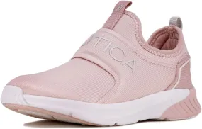 Nautica Youth Girls Slip-On Athletic Sneakers - Stylish Running and Tennis Shoes for Little and Big Kids