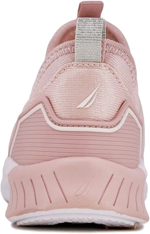Nautica Youth Girls Slip-On Athletic Sneakers - Stylish Running and Tennis Shoes for Little and Big Kids