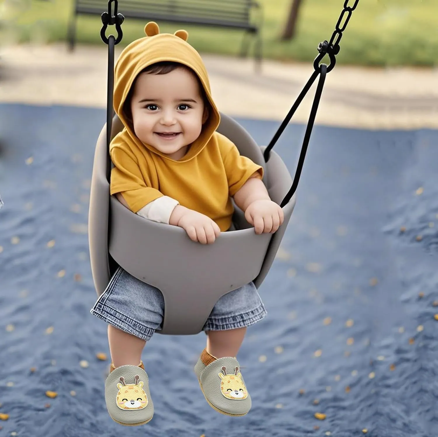 Owlowla Baby Soft Sole Leather Crib Shoes Infant Toddler Pre-Walker Shoes Boy Girl …
