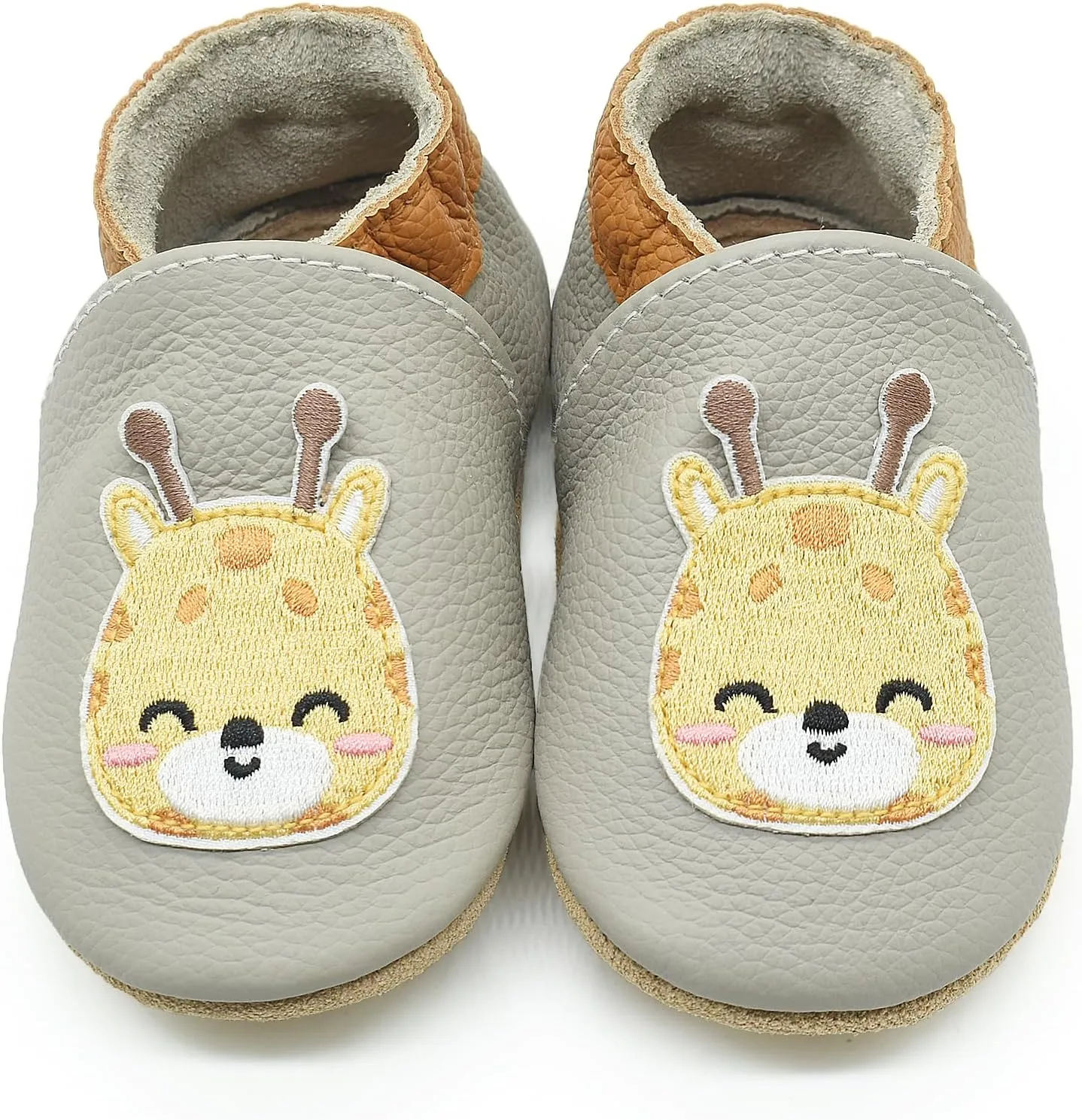 Owlowla Baby Soft Sole Leather Crib Shoes Infant Toddler Pre-Walker Shoes Boy Girl …