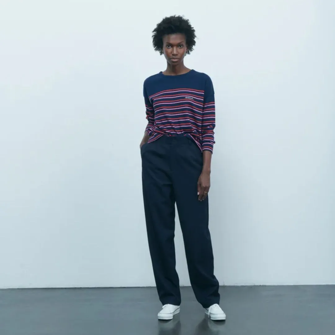 "Amour" Montpar Sailor Shirt (Navy Multico)