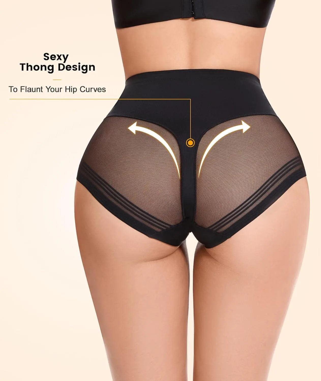 SIMIYA Tummy Control Shapewear for Women High Waist Trainer Shaping Underwear Panties Stomach Compression Body Shaper Girdle