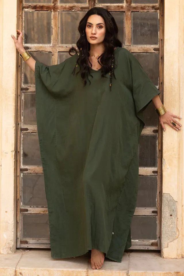 Tabitha Maxi Kaftan - Khaki