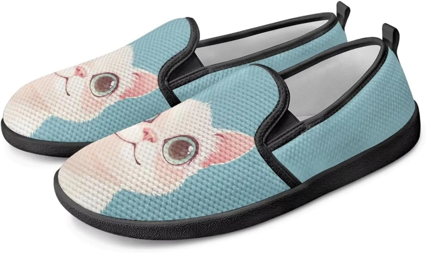 Women's Causal Dog Walking Shoes Non Slip Loafers Flats Breathable Mesh Sneakers Comfort Office Work Shoes