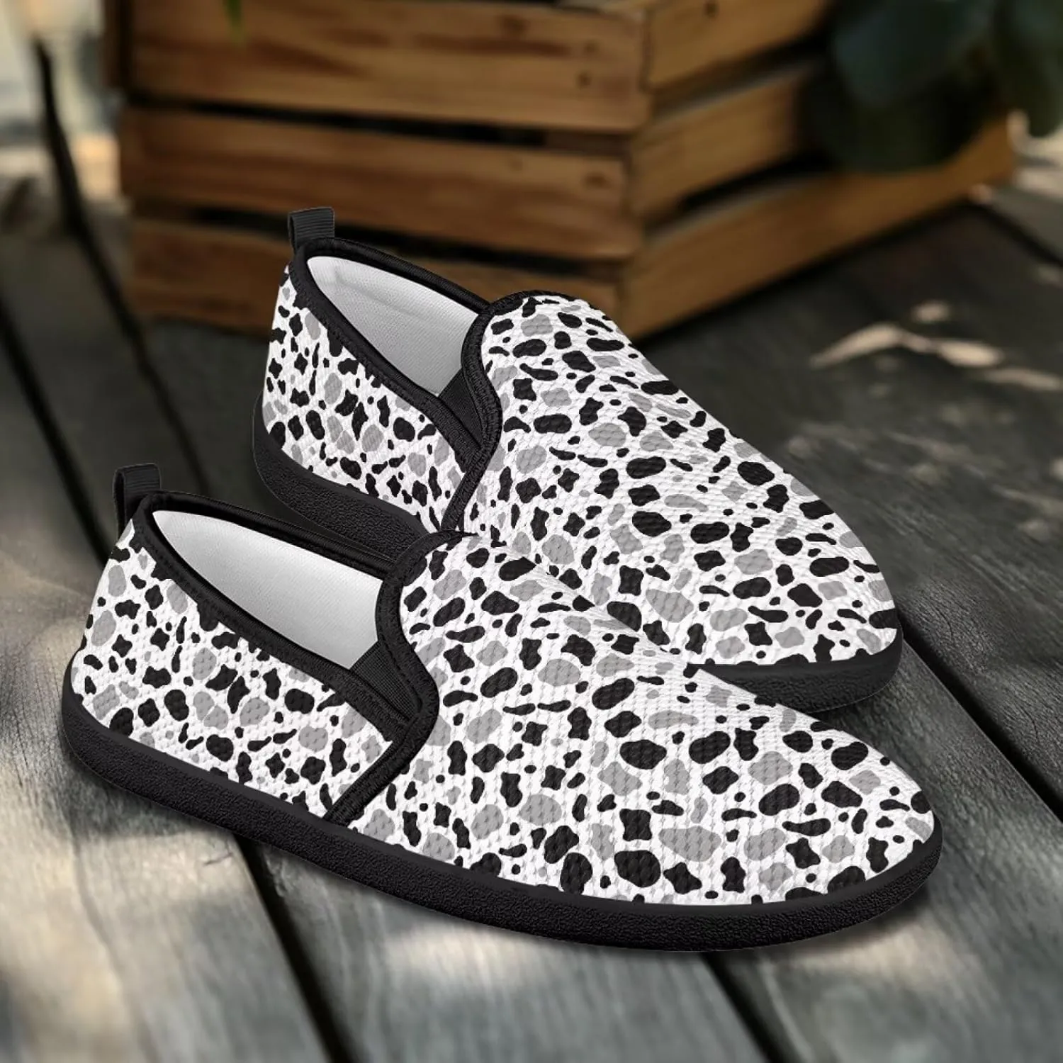 Women's Mesh Flats Shoes Slip on Platform Loafers Breathable Dress Work Business Shoes US 5.5-10.5